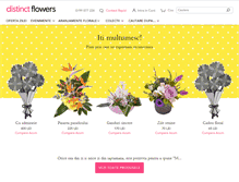 Tablet Screenshot of distinctflowers.ro